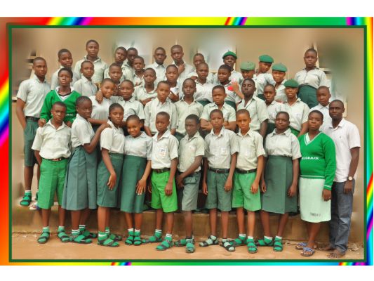 Jss 3B and their class Counsellor
